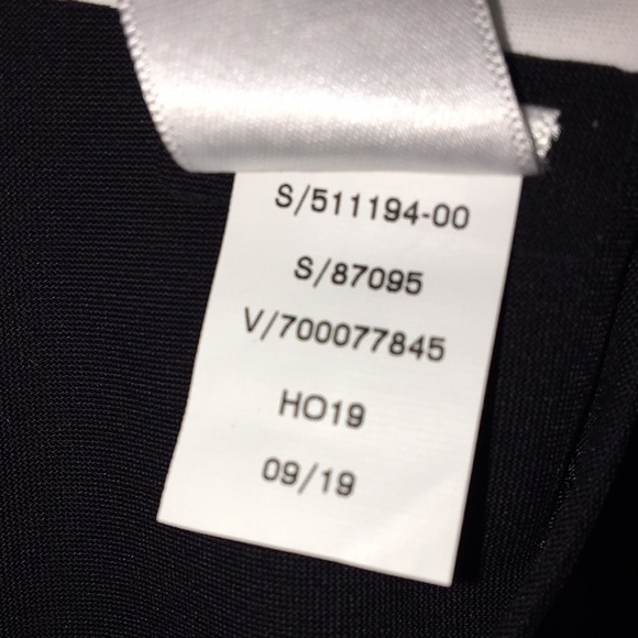 Athleta Interstellar Tight Colorblock Black w white Stripe - Picture 6 of 7